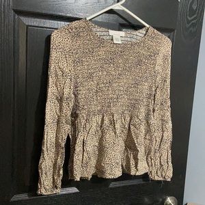 Leopard blouse